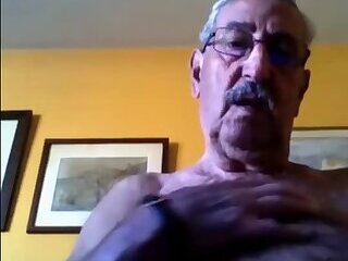 grandpa stroke on webcam