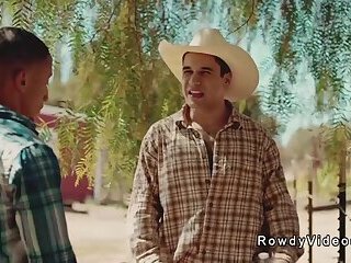 Latin cowboy gay anal fuck black guy at the conversion camp