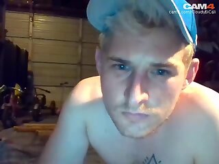 Bi Cloudy Fucks Young Blonde Twink on Cam